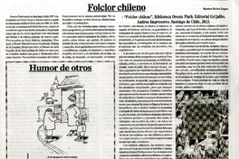 Folclor chileno  [artículo]