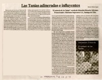 Las Tanias adineradas e influyentes  [artículo] Marino Muñoz Lagos