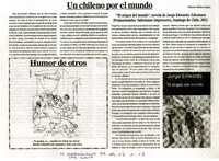 Un chileno por el mundo  [artículo] Marino Muñoz Lagos
