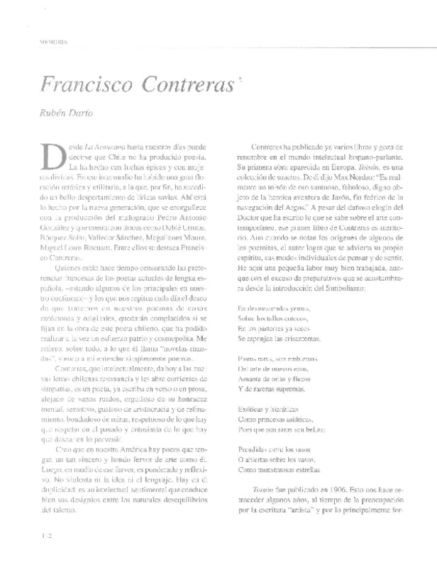 Francisco Contreras  [artículo]
