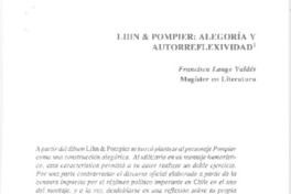 Lihn & Pompier: alegoría y autorreflexividad  [artículo] Francisca Lange Valdés.