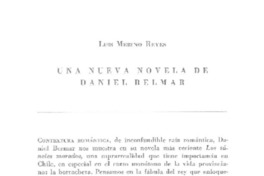 Una nueva novela de Daniel Belmar  [artículo] Luis Merino Reyes.