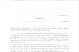 La Iglesia de América Latina en el Siglo XIX  [artículo] Fernando Aliaga Rojas.