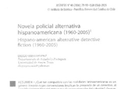 Novela policial hispanoamericana (1960-2005)  [artículo] Diego Trelles Paz.