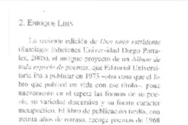 Enrique Lihn  [artículo].