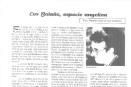 Los Bolaño, especie angelina  [artículo] Ramón Barrientos Arellano.