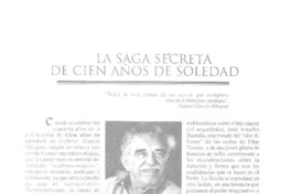 La saga secreta de Cien años de soledad  [artículo] José Luis Ontiveros.