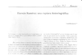 Una ruptura historiográfica  [artículo] Luis Moulian E.
