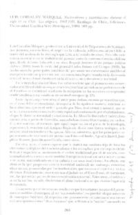 Nacionalismo y autoritarismo durante el siglo 20 en Chile  [artículo] Fabián Gaspar Bustamante Olguín.