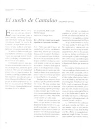 El sueño de Cantalao (entrevista)  [artículo].