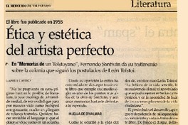 Etica y estética del artista perfecto  [artículo] Gabriel Castro.