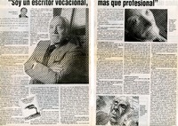 "Soy un escritor vocacional, más que profesional"  [artículo] Jorge Abasolo Aravena.