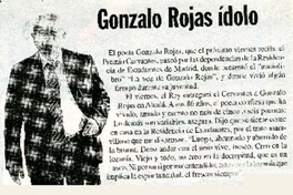 Gonzalo Rojas ídolo.  [artículo]
