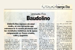 Baudolino  [artículo] María Castro.