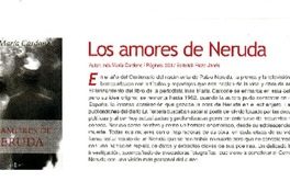 Los Amores de Neruda.  [artículo]