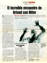 El increíble encuentro de Artaud con Hitler  [artículo]