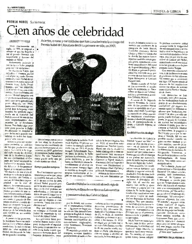 Cien años de celebridad  [artículo] Fernando Emmerich.