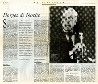 Borges de noche  [artículo] José Emilio Pacheco.