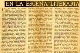 En la escena literaria  [artículo] Carlos René Correa.