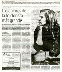 Los dolores de la folclorista más grande  [artículo] Carolina Marcos.