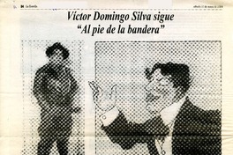 Víctor Domingo Silva sigue "Al pie de la bandera"  [artículo] Sara Vial.