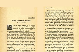 Jorge Gonzalez Bastías : el poeta y el hombre. [artículo]