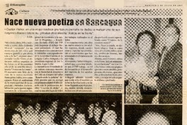 Nace nueva poetisa en Rancagua  [artículo] A. S. N.