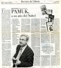 Pamuk, a un año del Nobel  [artículo] Patricio Jara.