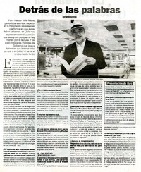 Detrás de las palabras  [artículo] Marìa José Cabezas.