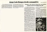 Jorge Luis Borges desde compadrito  [artículo] Marino Muñoz Lagos.