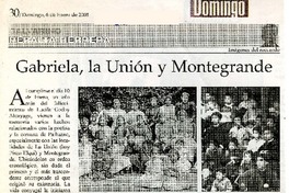 Gabriela, la Unión y Montegrande  [artículo].