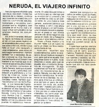 Neruda, el viajero infinito  [artículo]Jose Mansilla Contreras.