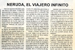 Neruda, el viajero infinito  [artículo]Jose Mansilla Contreras.