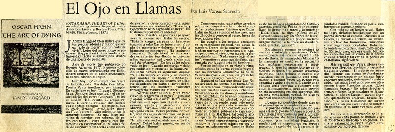 El ojo en llamas  [artículo] Luis Vargas Saavedra.