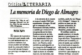 La memoria de Diego de Almagro  [artículo] Mariano Aguirre.