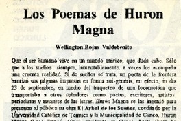 Los poemas de Hurón Magna  [artículo] Wellington Rojas Valdebenito