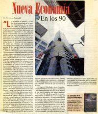 Nueva economía en los 90  [artículo] Cristóbal Camino M.