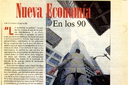 Nueva economía en los 90  [artículo] Cristóbal Camino M.