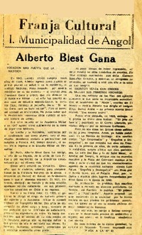 Alberto Blest Gana.  [artículo]