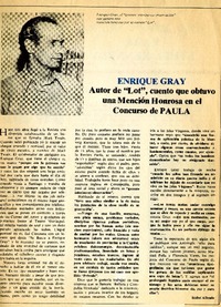 Enrique Gray  [artículo] Isabel Allende.
