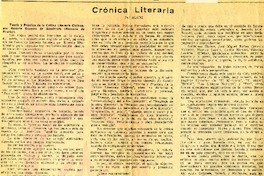 Teoría y práctica de la crítica literaria chilena  [artículo] Alone.