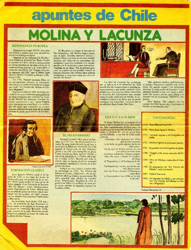 Molina y Lacunza  [artículo] Roberto Hernández P.