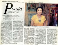 Poesía material: [entrevista] [artículo] Macarena Bravo F.