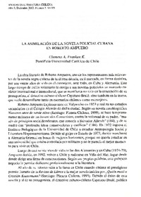 La asimilación de la novela policial cubana en Roberto Ampuero  [artículo] Clemens A. Franken K.