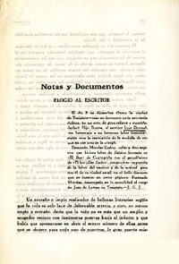 Notas y documentos  [artículo] Fernando Morales Godoy.
