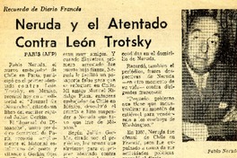 Neruda y el atentado contra León Trotsky.  [artículo]