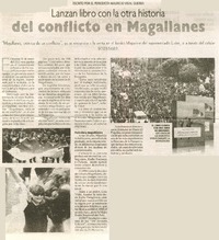 Lanzan libro con la otra historia del conflicto en Magallanes  [artículo]