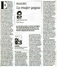 La mujer yegua  [artículo] Juan Manuel Vial.