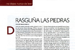 Rasguña las piedras  [artículo] José Ignacio Silva A.