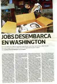 Jobs desembarca en Washington  [artículo] Juan Manuel Vial.